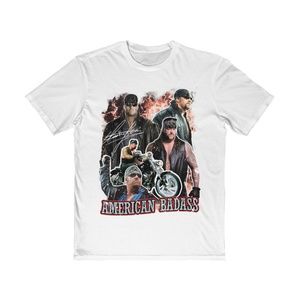 Vintage Style White 90s Undertaker Wrestling Tee